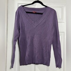 Merona Purple V-Neck Sweater